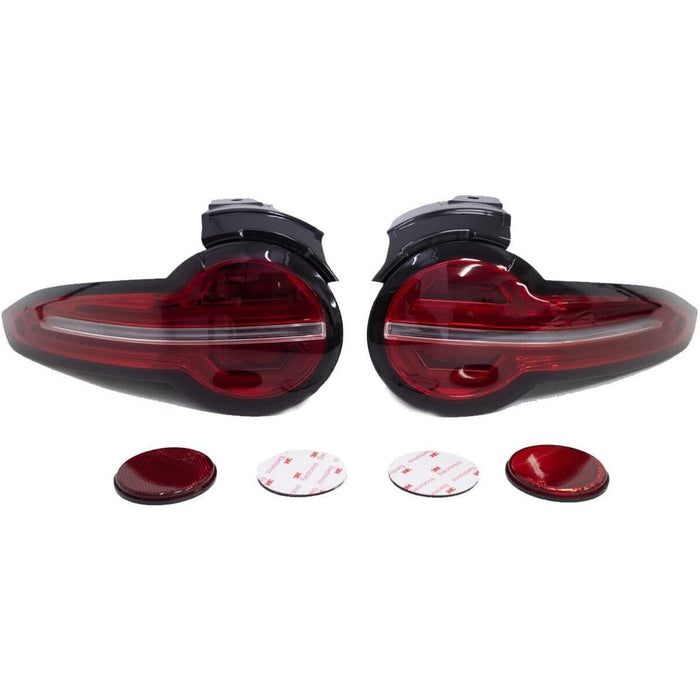 Smoke/Red Full LED Tail Lights with Sequential Indicators for Mazda MX-5 Miata ND (2015–2023)