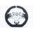 D-Shape Alcantara Steering Wheel With Red Stripe Compatible With Subaru WRX / STI (2015–2020)