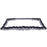 3D Chrome Skull License Plate Frame (Black, USA Size)