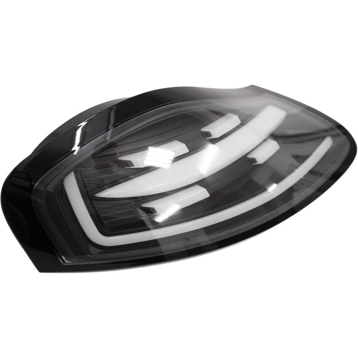 LED Tail Lights with Sequential Amber Signals for Porsche Boxster 986 (1997–2004) White Bar / Black Housing