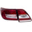 LED Tail Lights L-Shape Black Housing / Red Signal for Toyota Corolla Altis (2011–2013)
