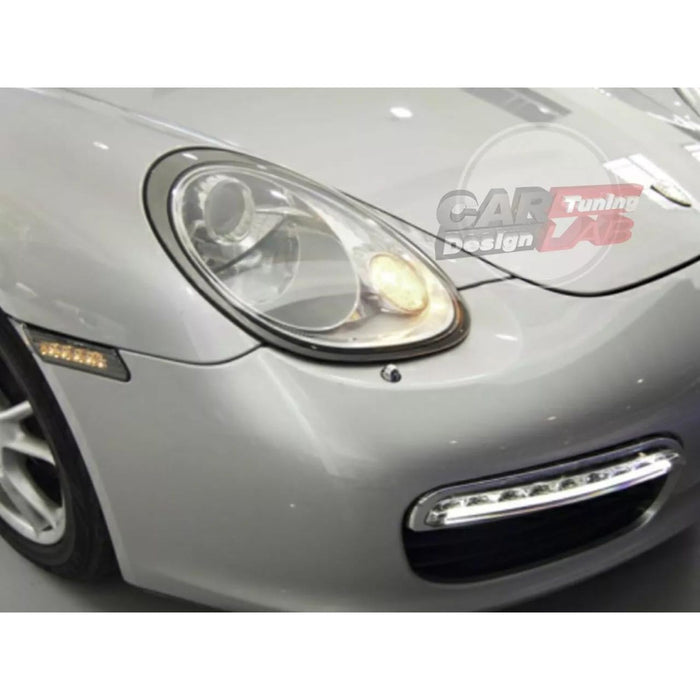 LED Daytime Running Lights (Clear Lens) – For Porsche Boxster 987 (2005–2008)