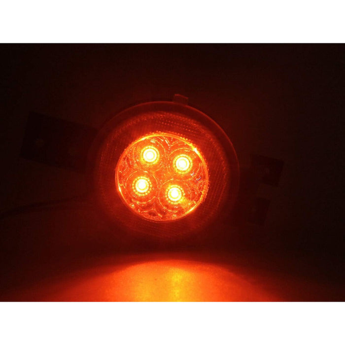 LED Turn Signal Indicator Halo Ring Light Clear Compatible With Mini Cooper R50 R52 R53 S