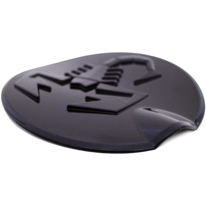 Gloss Black Fuel Gas Cap Cover for Fiat 500 595 Abarth 2007–2021