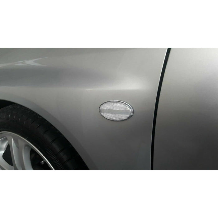 LED Side Marker Clear Lens Lights Pair Compatible with 2002-2003 Subaru Impreza WRX STI Bugeye