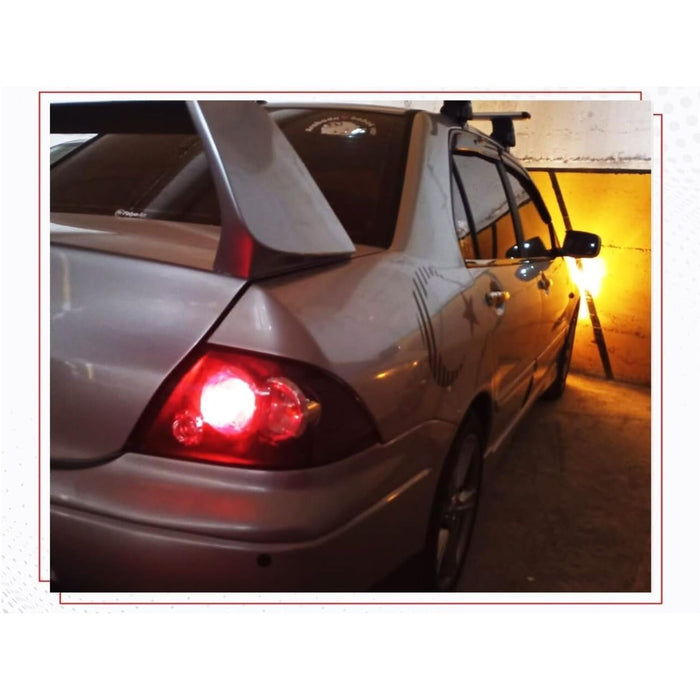 Clear Lens Black Housing LED Tail Lights – For Mitsubishi Lancer ES / OZ Rally / LS (2004–2006)