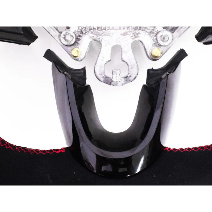 Full Suede Steering Wheel with Red Stripe – For Mini Cooper F54/F55/F56/F57/F60 S & JCW Gen3 (2014–2021)