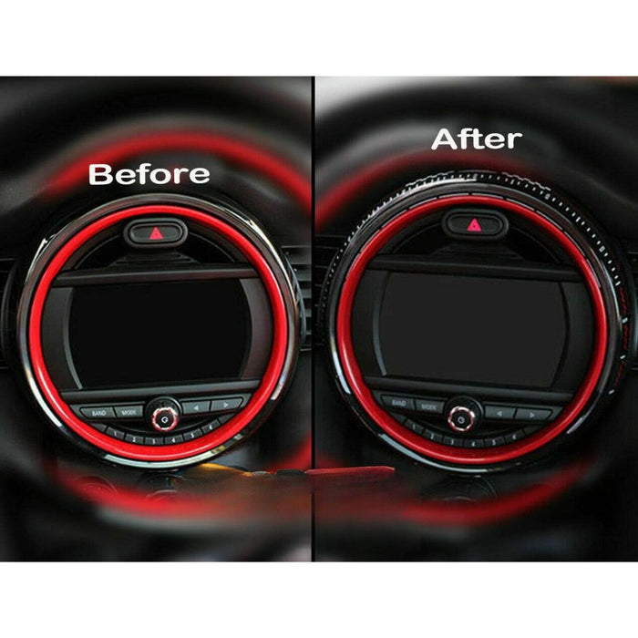 6.5" Center Multimedia Screen Frame Cover Compatible With Mini Cooper S F55 / F56 / F57