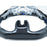 Carbon Fiber D-Type Steering Wheel with Blue Stitching & Blue Stripe Compatible with 2018-2022 Ford Mustang