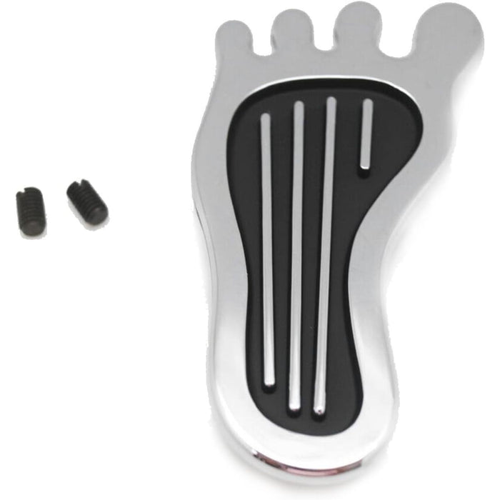 Barefoot Style Dimmer Switch Pedal Pad Cover Chrome Aluminum Hot Rod Rat Rod Custom Design