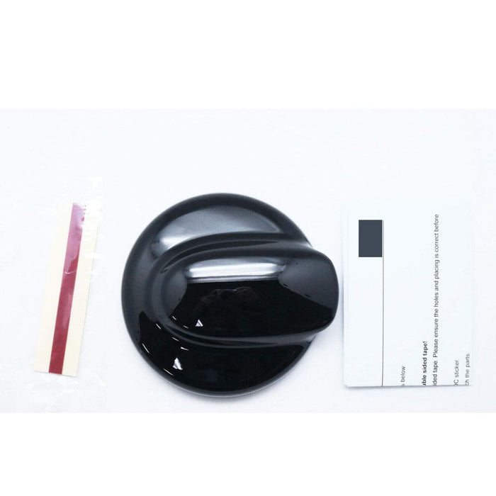 Glossy Black Fuel Gas Oil Tank Cap Cover Compatible With Mini Cooper R55–R61 (2007–2013)