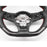 Carbon Fiber Steering Wheel – For Volkswagen Golf GTI Mk7 / Mk7.5 (2013–2020) Perforated Leather, Red Stitch &amp; Red Stripe