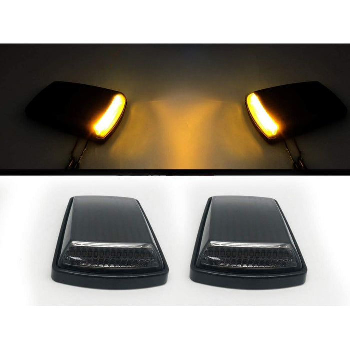 Smoked LED Bonnet Indicator Turn Signal Lights Compatible With Mercedes-Benz W463 G-Class