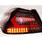 LED Tail Lights with Sequential Indicator (Red Bar / Black Housing) – For Subaru WRX / STI (2015–2021)