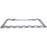 3D Chain Style Chrome Aluminum License Plate Frame – USA Standard Size (Not Plastic)