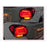 LED Tail Lights C-Shape Bar R+L Compatible with 2012-2017 Subaru Crosstrek XV & Impreza Hatchback - Smoke Lens / Matte Black Base