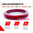 Red Pinstripe Front Grille Decal Compatible With Subaru WRX STI (2015–2019)