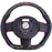 Forged Carbon Fiber Steering Wheel Perforated Leather Red Stitching for Mini Cooper R55 R56 R58 R59 S Mk2 2007–2013