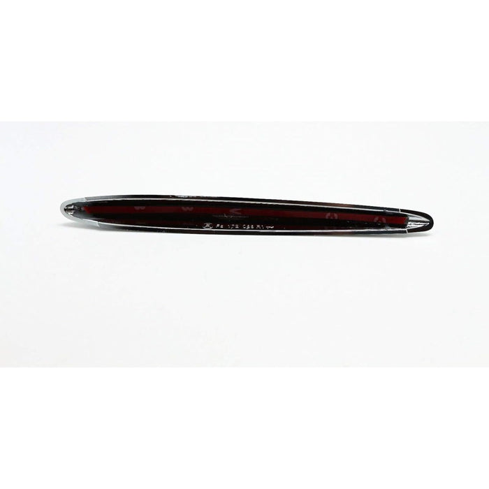 Mercedes Benz SLK Accessories, Chrome Molding Fins, Bonnet Grille Hood Vent Cover Trims for 2012-2019 Mercedes Benz R172 SLK Class - Chrome Nickel Stripe