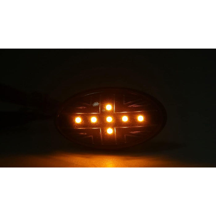 Smoke LED Side Marker Turn Signal Lights – Compatible with Mini Cooper R50 R52 R53 (2001–2006)
