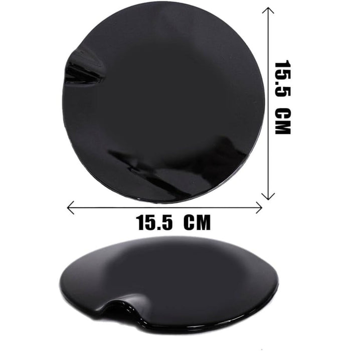 Glossy Black Fuel Gas Flap Cover for Smart Fortwo 451 Mk2 2007–2014
