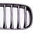 Front Chrome Black Kidney Grille Replacement Compatible with BMW Z4 E89 Mk2 2009-2016