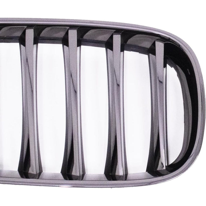 Front Chrome Black Kidney Grille Replacement Compatible with BMW Z4 E89 Mk2 2009-2016