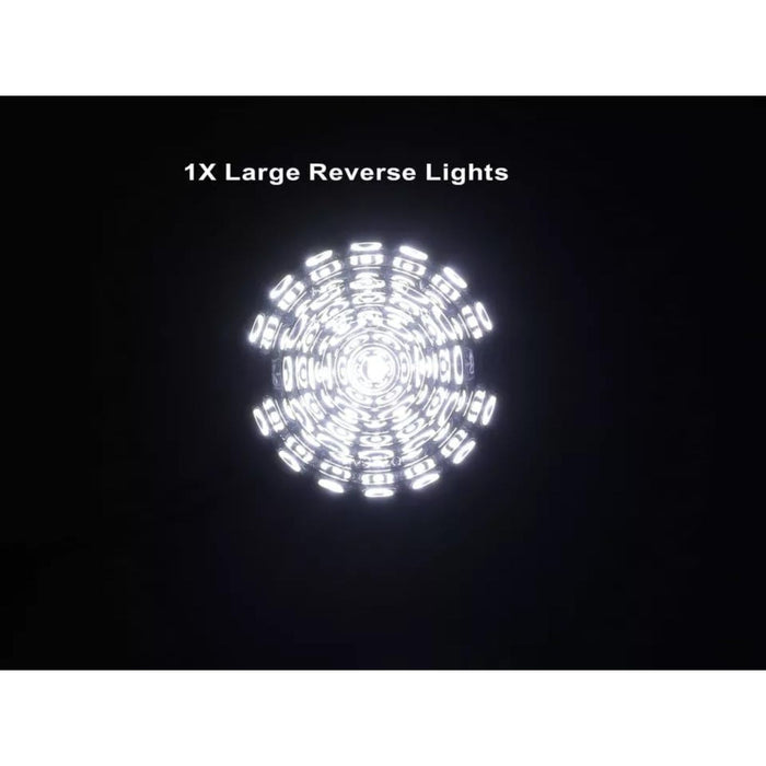 Exterior Lights - 73mm LED Upgrade Lamps Kit Smoke Lens for 1990-2016 Land Rover Defender