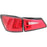 LED Tail Lights Sequential Turn Signal for Lexus IS250 IS350 2006–2012 Red Clear