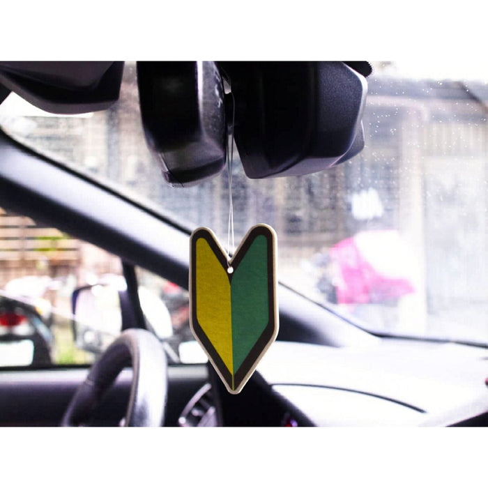 Wakaba Tree Car Air Freshener (5 Pack, Apple Scent, JDM Style)