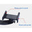 Folding Smartphone Holder Mount – Flip Top Bracket for Mini Cooper F54 F55 F56 F57 F58 F59 (2014–2018)