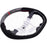 Carbon Fiber Suede Steering Wheel Red Stitching for Suzuki Swift Sport ZC33S 2017–2023