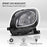 Assembly Headlight Lamp Clear Lens / Black Base – For Smart Fortwo 453 Mk3 (2014–2019)