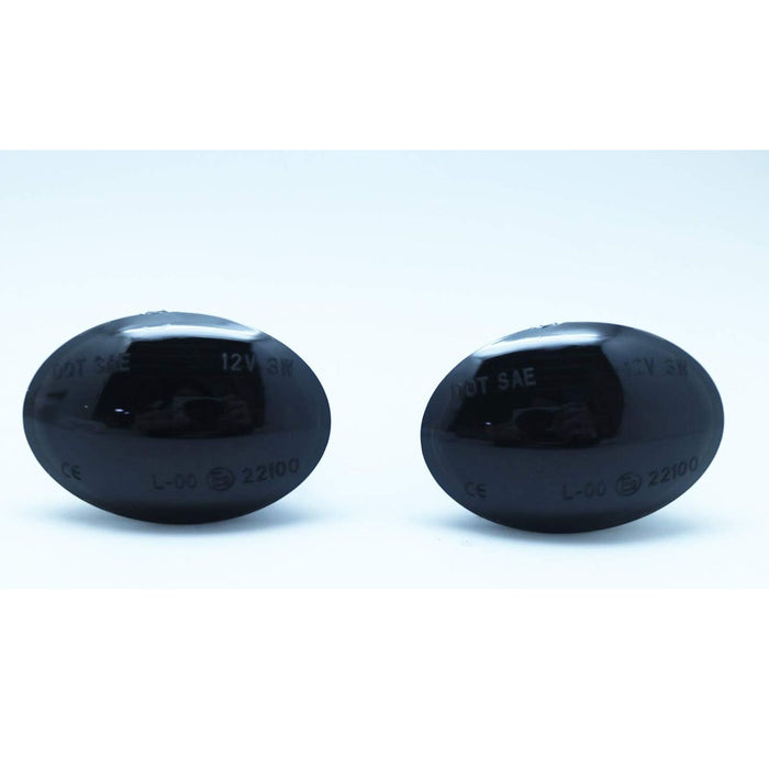 LED SMD Side Marker Blinker Black Smoke Compatible With Fiat 500 / 500L / Lancia Ypsilon