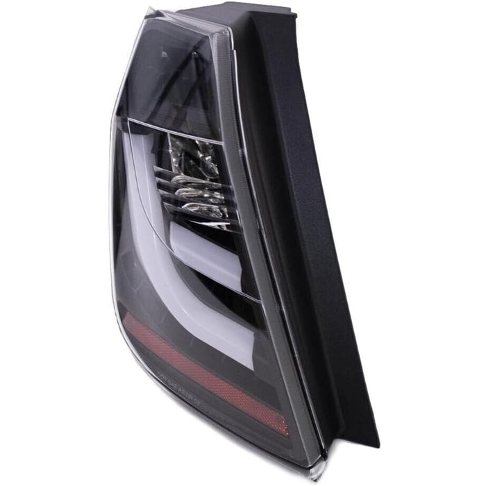 LED Tail Light Lamp Clear Lens Black Housing for Honda Fit Jazz 2009–2013