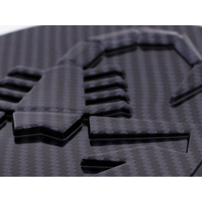 Carbon Look Fuel Gas Cap Cover for Fiat 500 595 Abarth 2007–2021