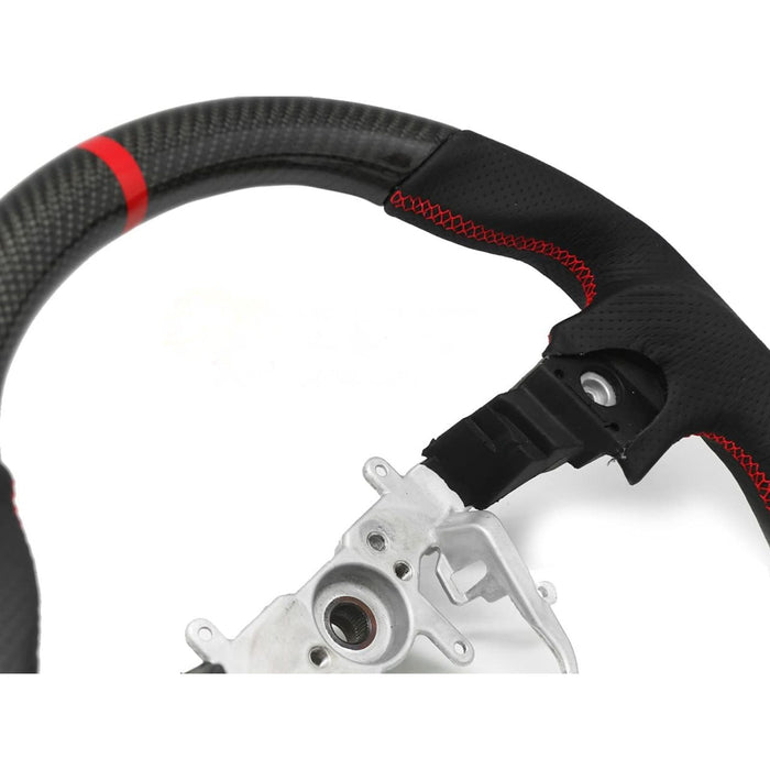 Carbon Perforated Leather Steering Wheel Compatible with Subaru Impreza WRX STI 2008-2014 GR