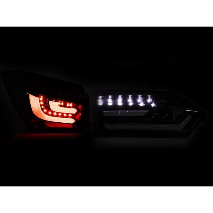 LED Tail Lights Red/Black for Toyota Corolla / Corolla Altis 2014–2018 (JDM/Euro Spec)