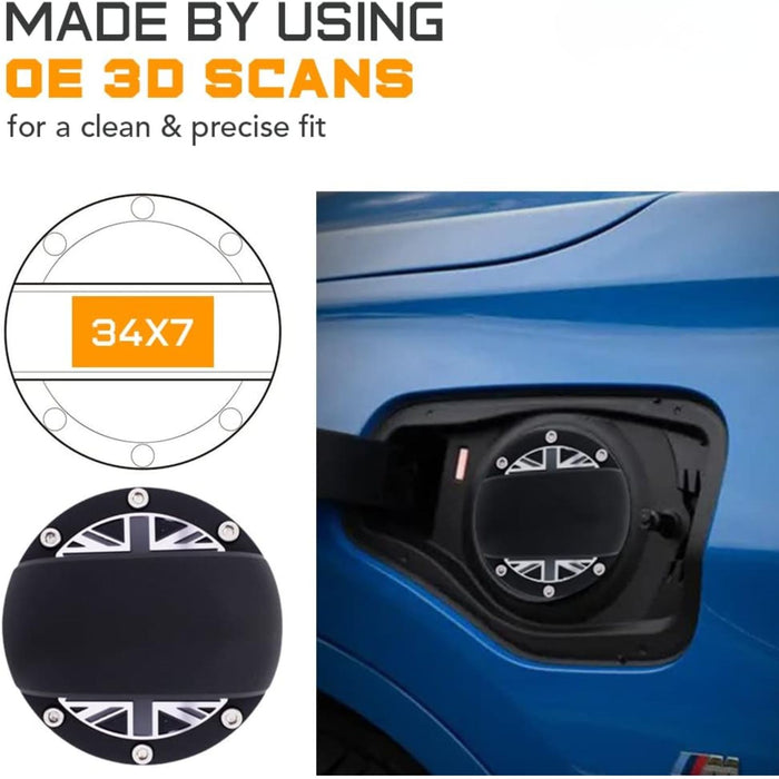Aluminum Fuel Gas Cap Cover for Mini Cooper (Gen2 Gen3 2007–2023)