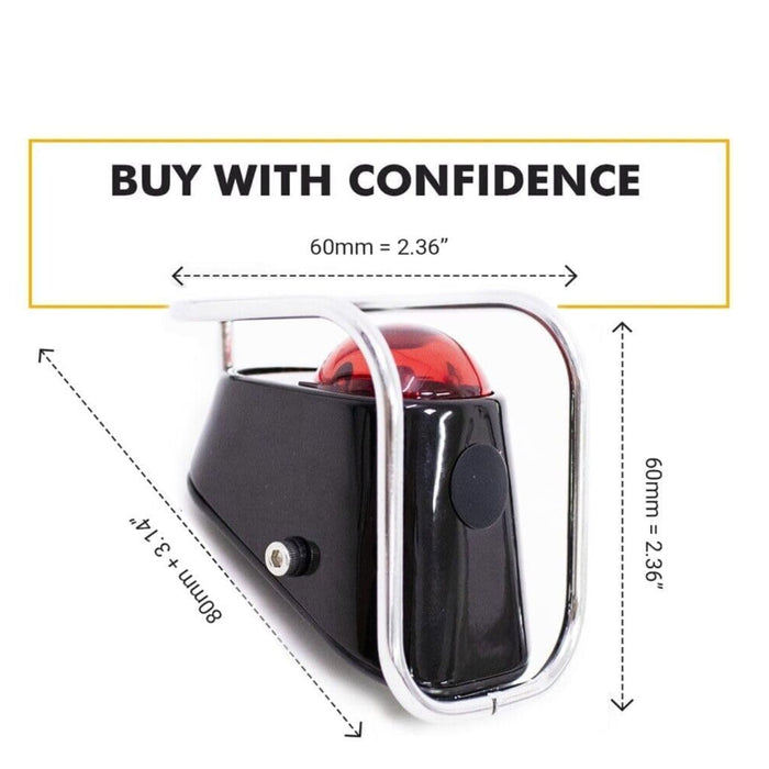 Vintage Style LED Rear Tail Light (LM-002) - Bicycle Accessories