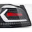 LED Tail Lights with Sequential Indicator (White Bar / Matte Black Housing) – For Subaru WRX / STI (2015–2021)