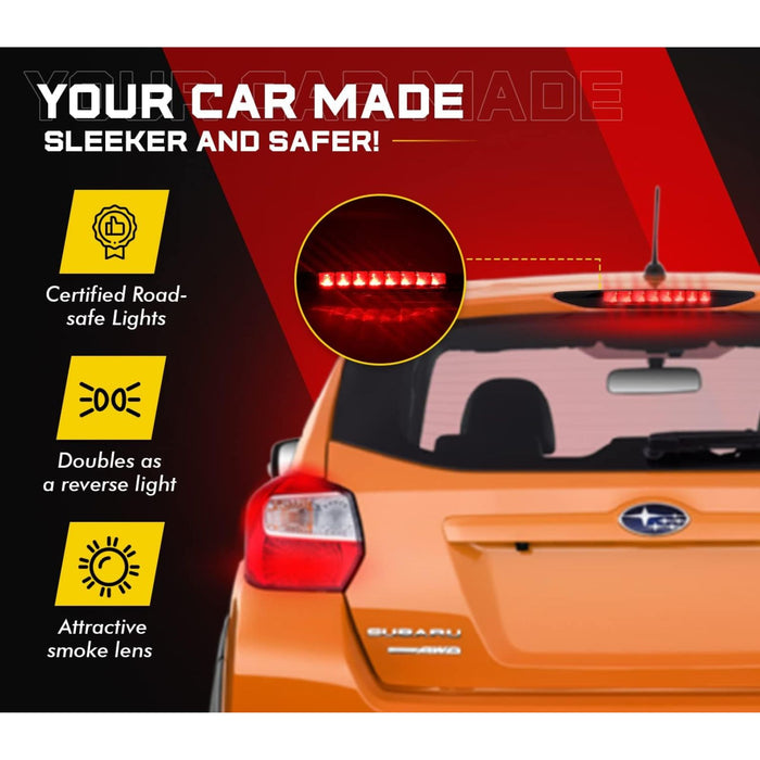 LED Rear Bumper 3rd Brake / Reverse / Running Light Compatible With 2013–2017 Subaru Crosstrek