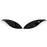 Gloss Black Angry Eye Headlight Eyebrow Covers – For MINI Cooper Countryman F60 (2016–2023)