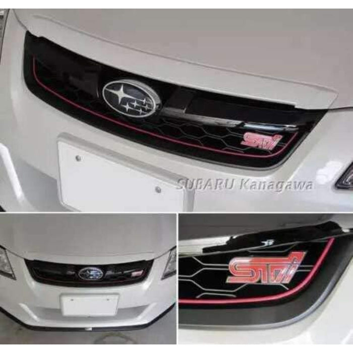 Pinstripe Front Grille Red Stripe Molding 5M Compatible With Subaru WRX STI (2015–2019)