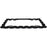 3D Chain Style Black Aluminum License Plate Frame – USA Standard Size