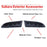 Front Bumper Side Vent Covers RH+LH Compatible With Subaru Impreza WRX STI (2006–2007 GDF)