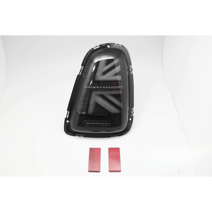 LED Tail Lights Compatible With 2010-2013 Mini Cooper R56 R57 R58 R59 Gen2 - Union Jack Smoke