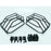 6X Headlight Rear Light Indicator Guards for Mercedes-Benz W463 G Class – Combo Set