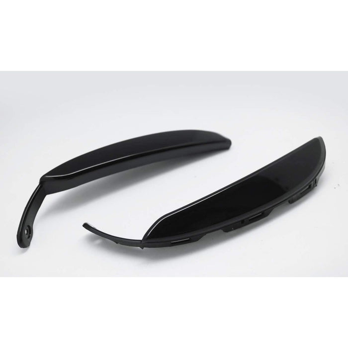 Front Bumper Canards Flaps Vent Compatible With Mercedes-Benz W205 C43 AMG (2019+)