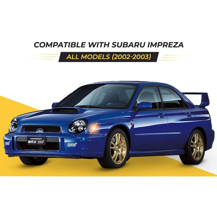 Clear Lens Side Marker Indicators Reflector Compatible with 2002-2003 Subaru Impreza WRX STI